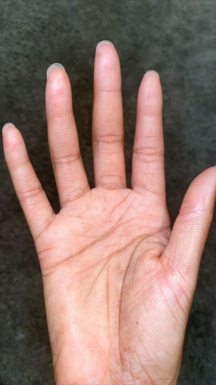 Keanna Orlang Right Hand Palm