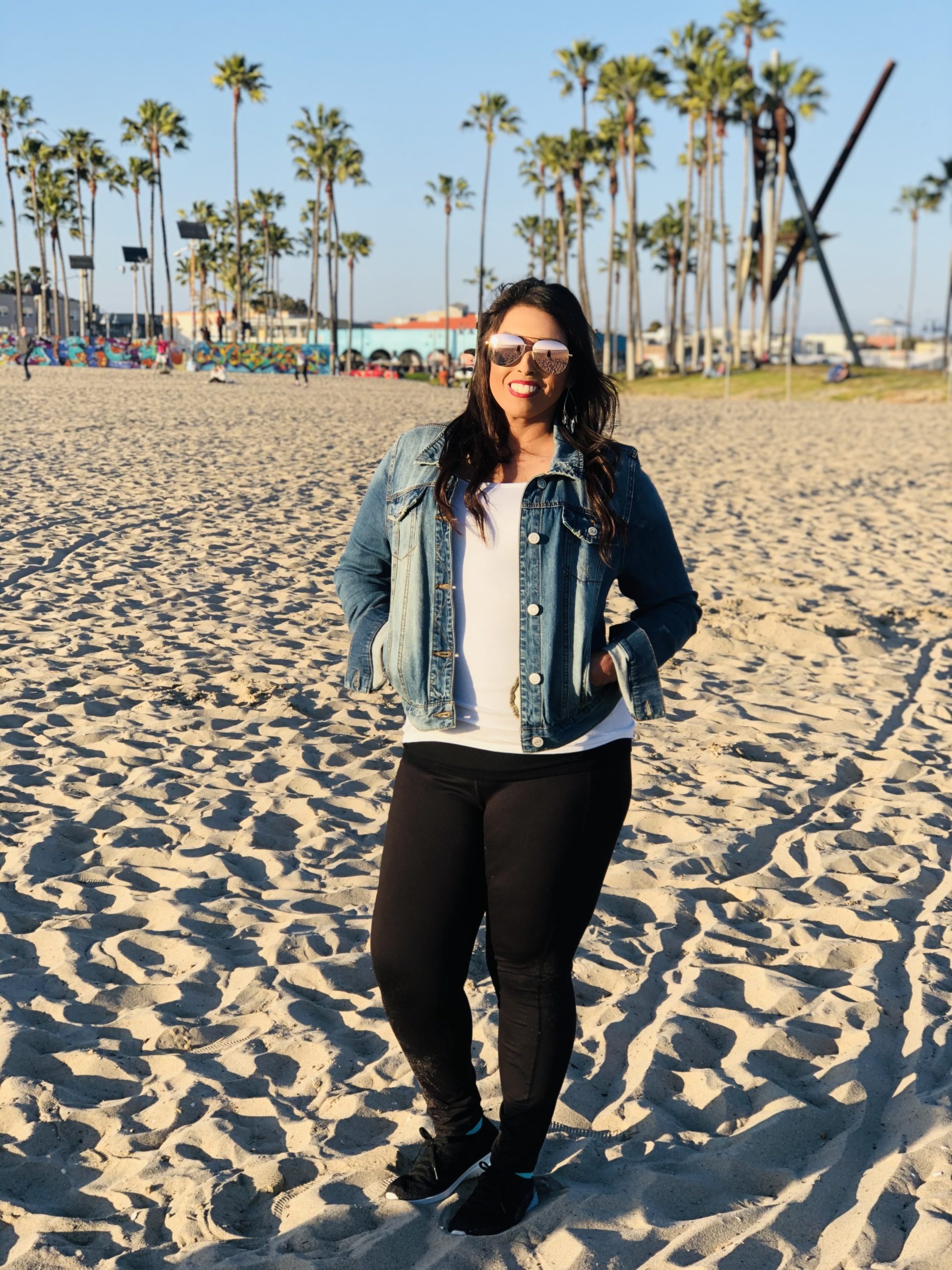 Jovana at the beach