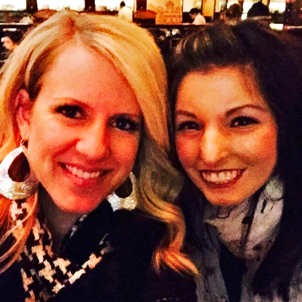 Amy with Kelly, her "ride or die" and best friend since fourth grade