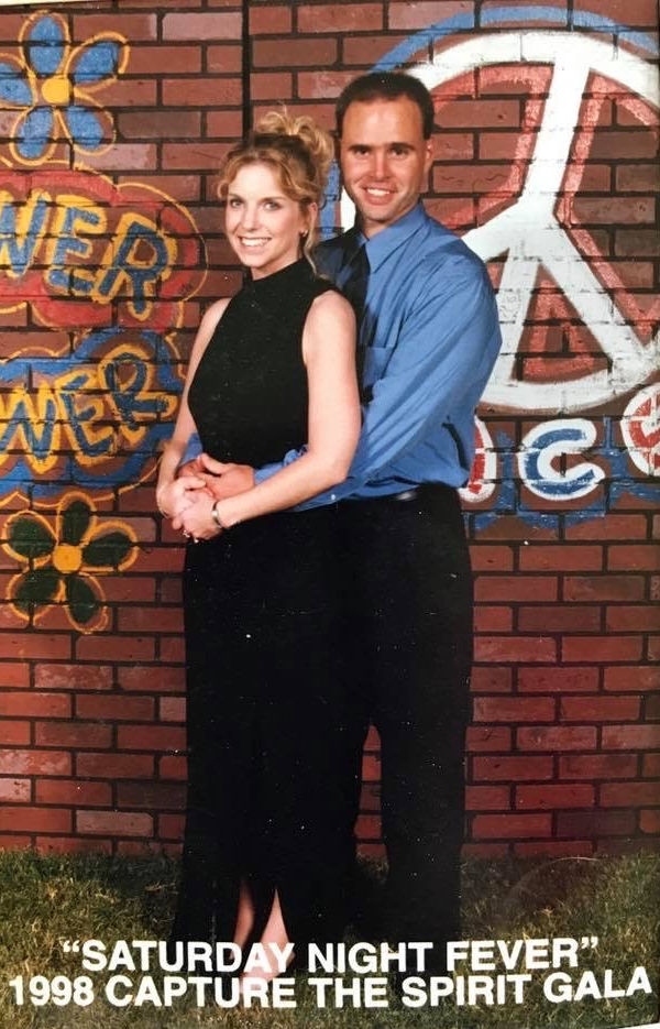 Jennifer and her husband at the 1998 Capture The Spirit Gala – at the time, Jennifer was 27 and had a two-year-old son. She was very sick and taking Methotrexate but did not have scleroderma yet.