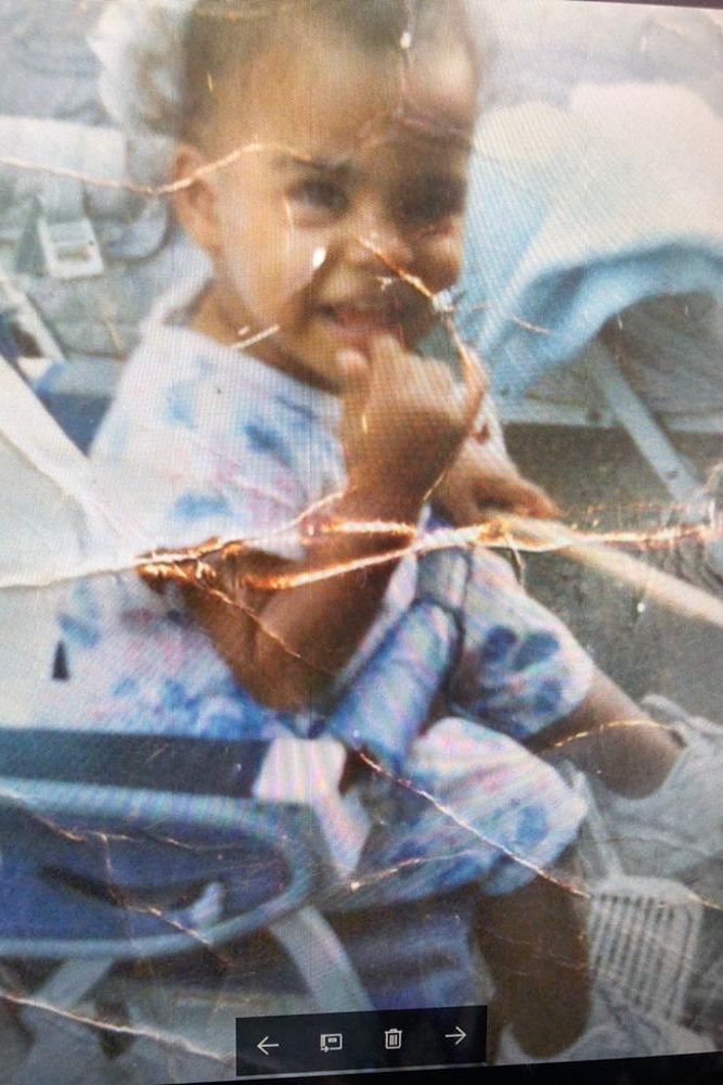 Keanna as a baby