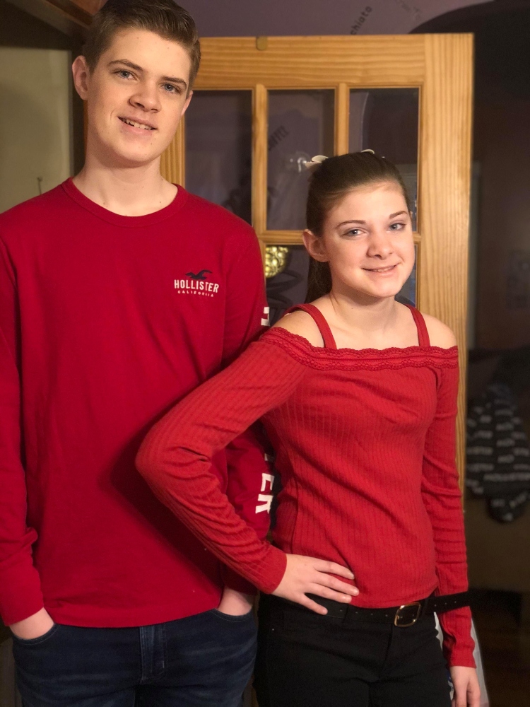 Jessie and her 16-year-old brother, Koda