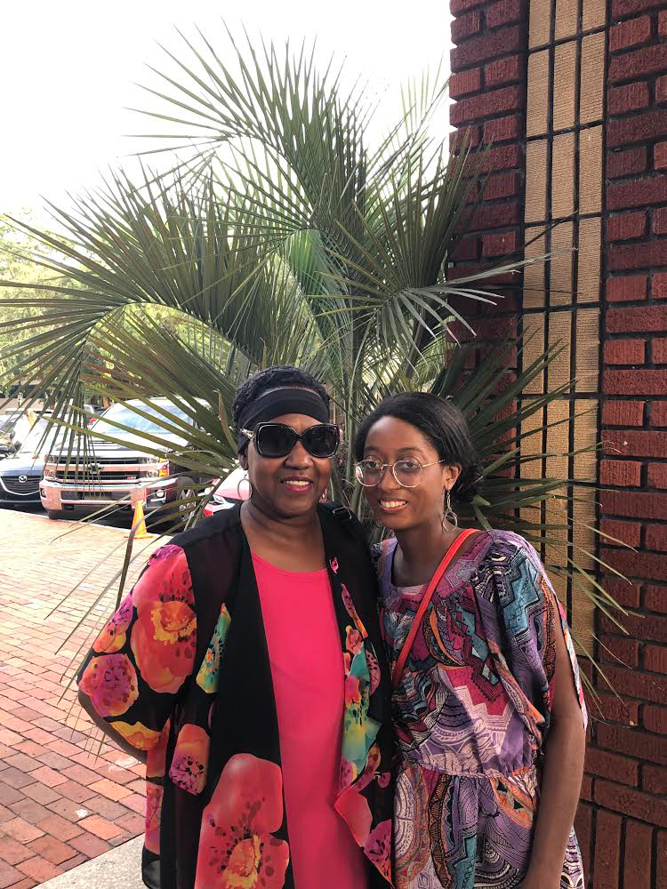 Raele and her mother (Linda) when she visited Raele in July of 2019 in Gainesville, Florida