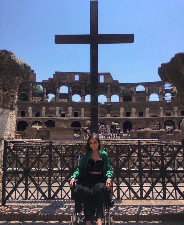 Shirley's first time in Rome, Italy